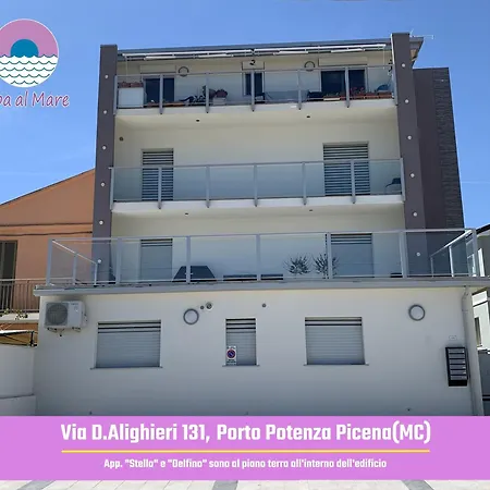 شقة Conero-alba Al Mare-delfino-1 Min A Piedi Dal Mare *